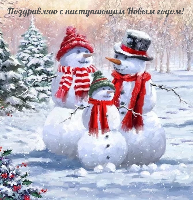 Поздравляю с наступающим Новым годом!