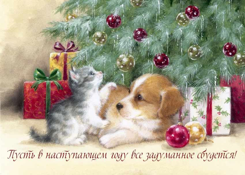 Пусть в наступающем году все задуманное сбудется!