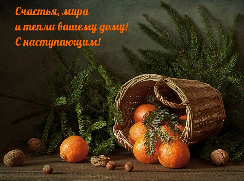 Счастья, мира и тепла вашему дому!