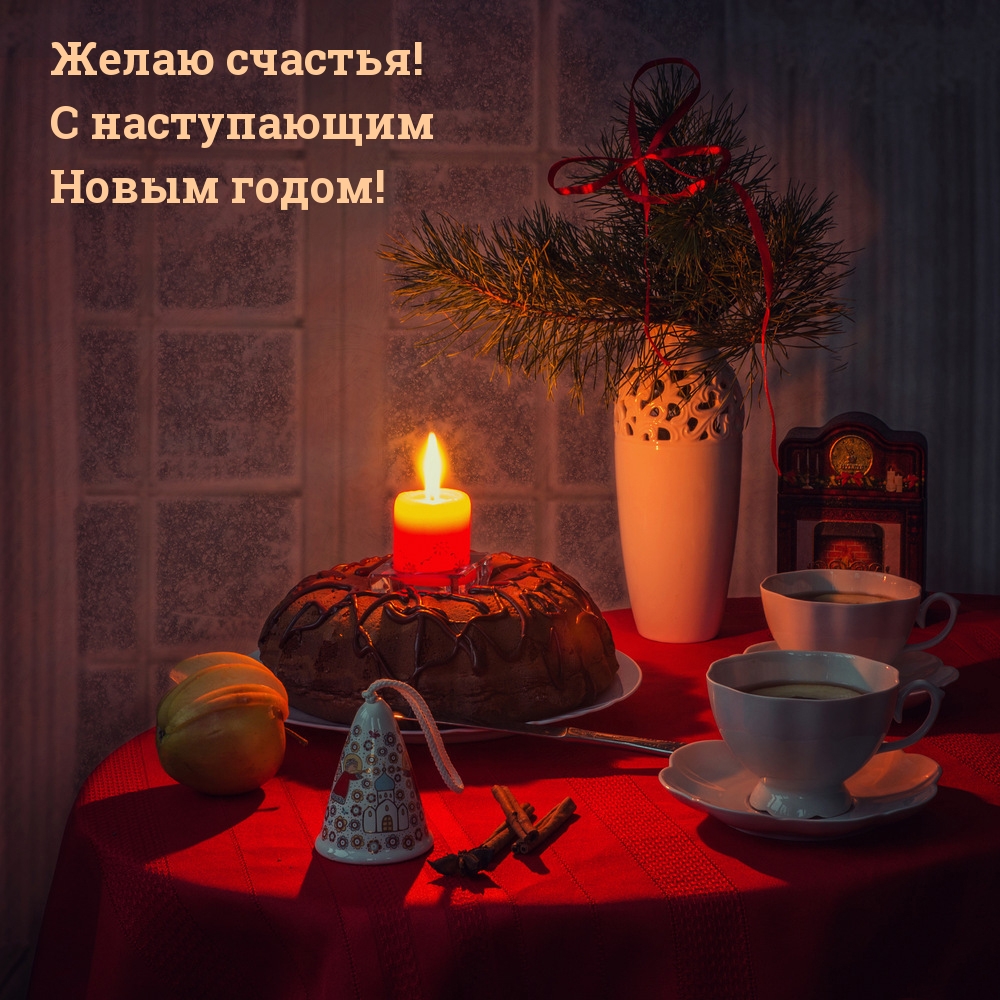 Желаю счастья! С наступающим Новым годом!