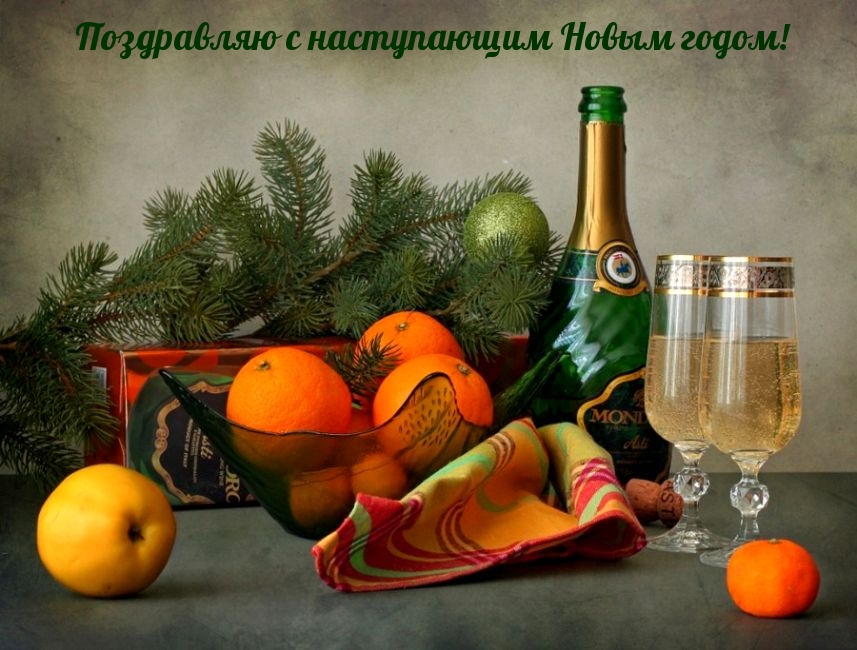 Поздравляю с наступающим Новым годом!