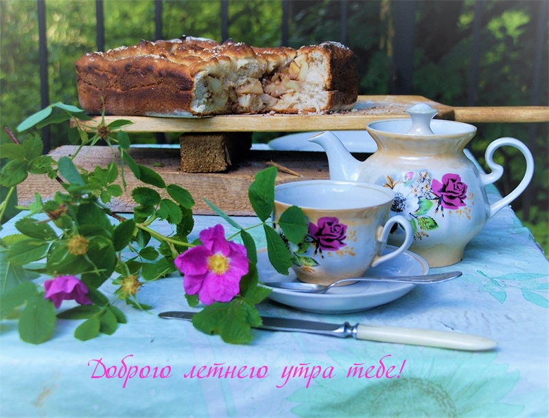 Доброго летнего утра тебе!