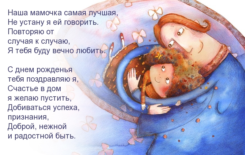 Наша мамочка самая лучшая! С днем рождения!
