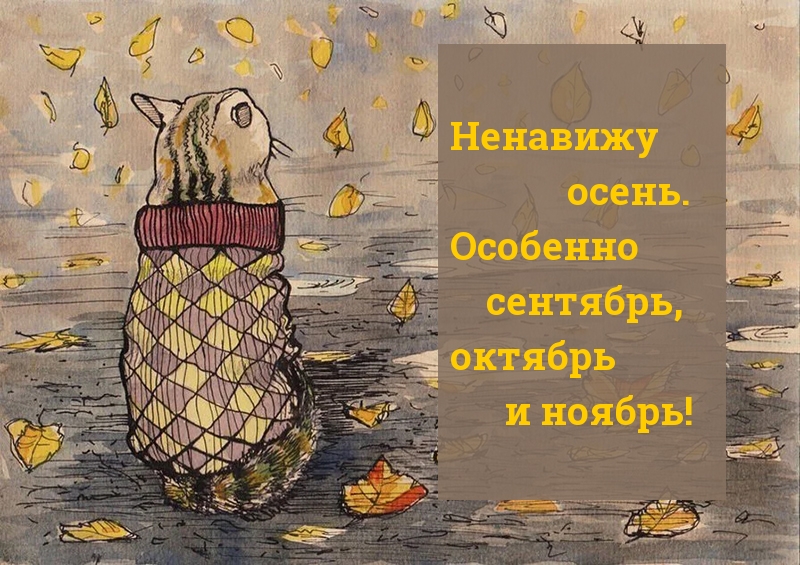 Ненавижу осень, особенно…