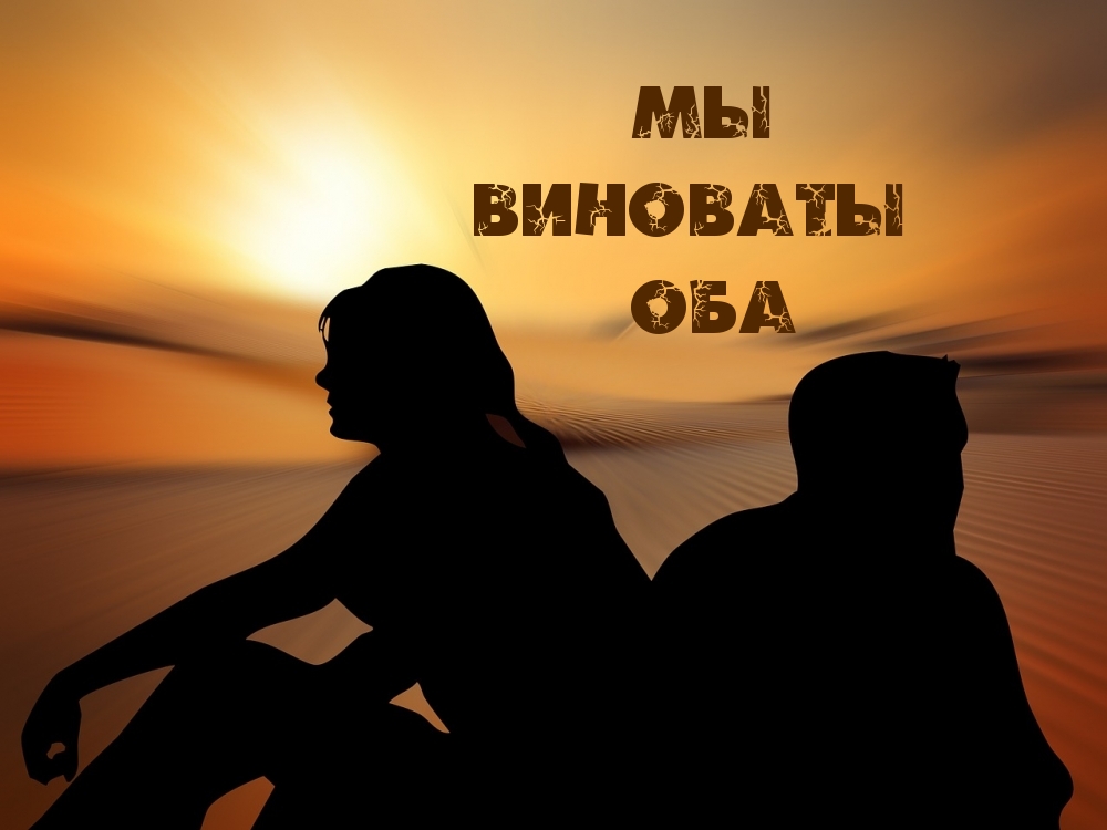 МЫ ВИНОВАТЫ ОБА