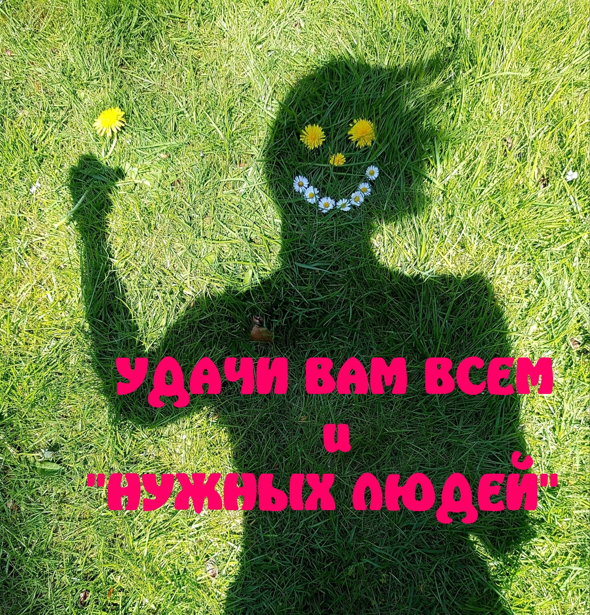 УДАЧИ ВАМ ВСЕМ и НУЖНЫХ ЛЮДЕЙ