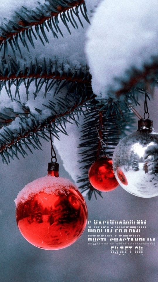 С наступающим Новым Годом! Пусть счастливым будет он
