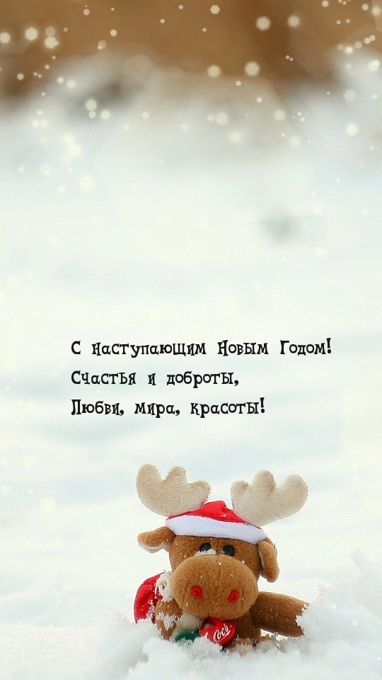 С наступающим Новым Годом! Счастья и доброты