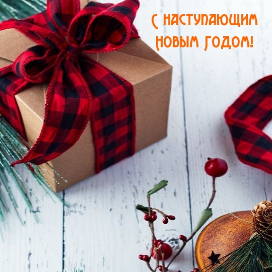 С наступающим Новым Годом!