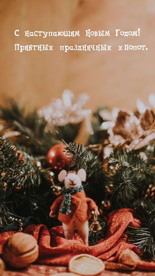 С наступающим Новым Годом! Приятных хлопот