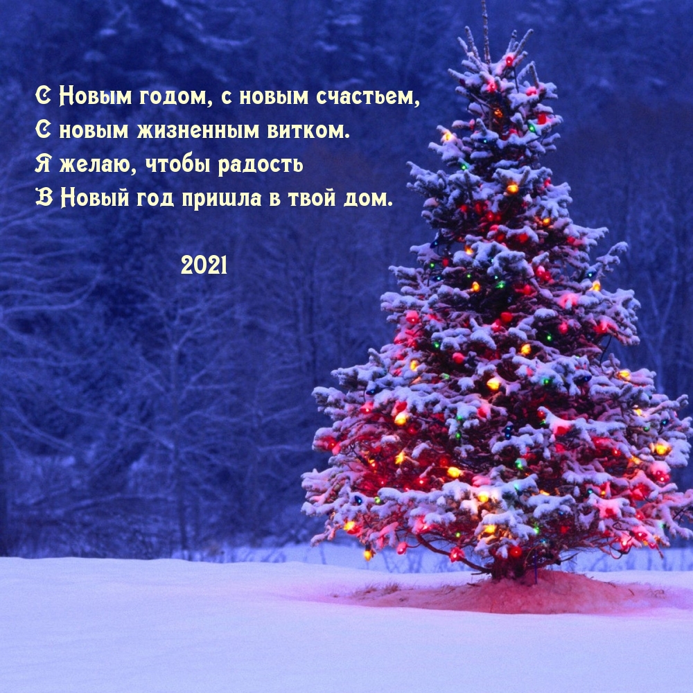 С Новым 2021 годом, с новым счастьем