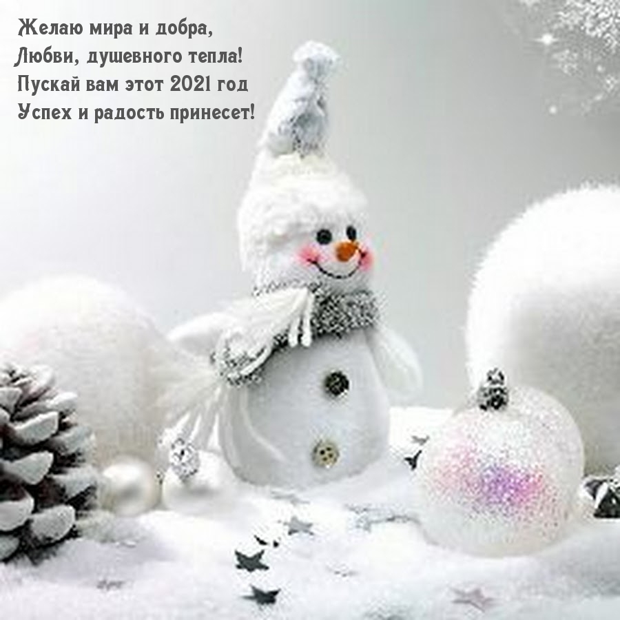 Пускай вам этот 2021 год Успех и радость принесет!