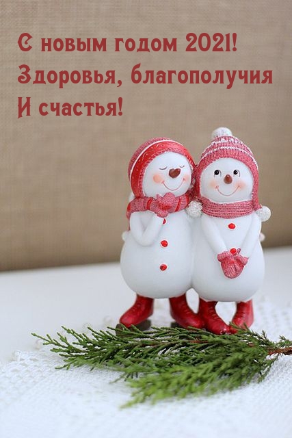 С новым годом 2021! Здоровья, благополучия