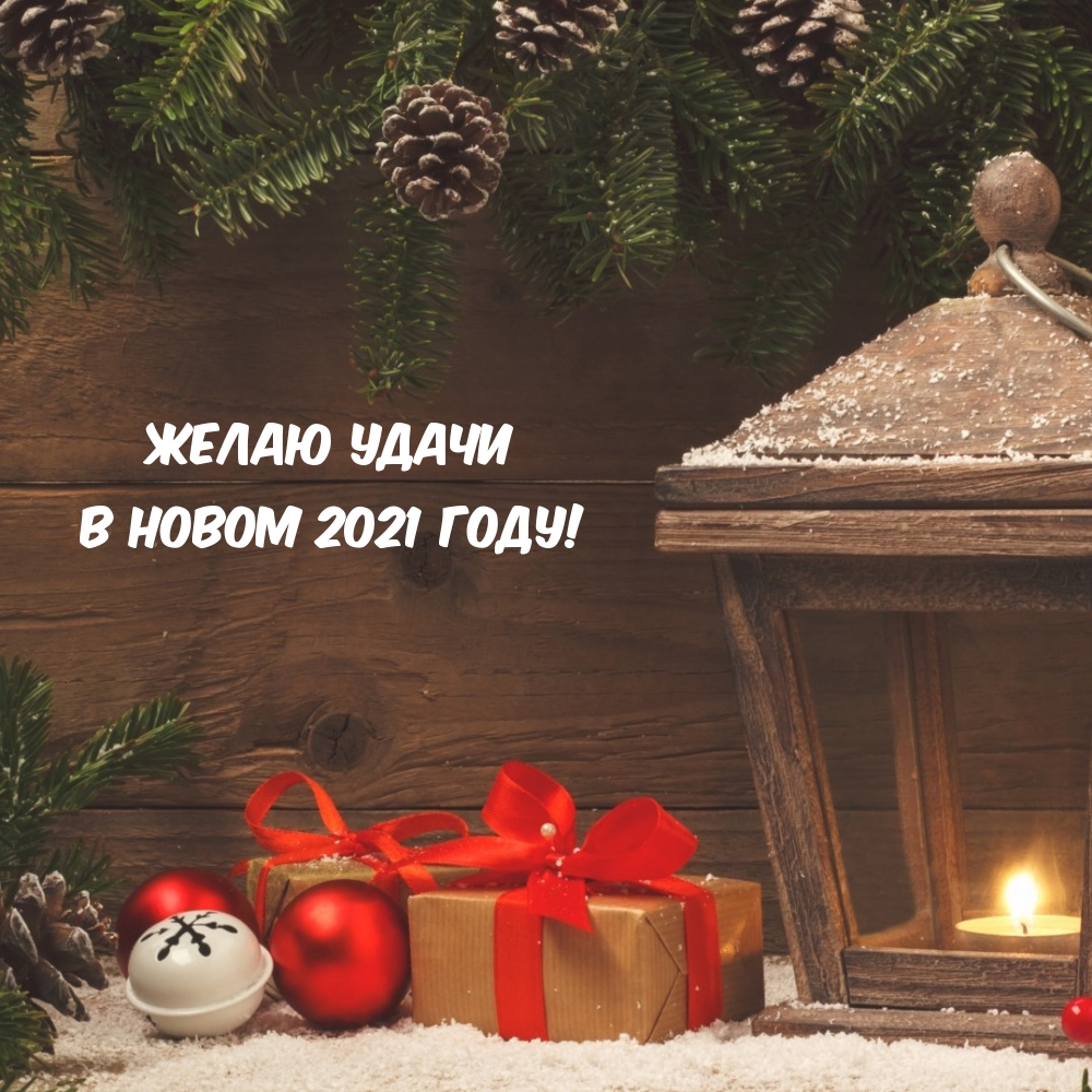 Желаю удачи в Новом 2021 Году!