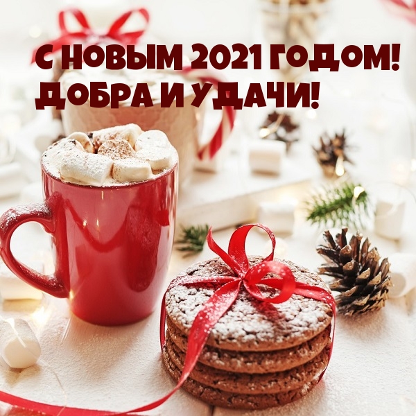 С Новым 2021 Годом! Добра и удачи!