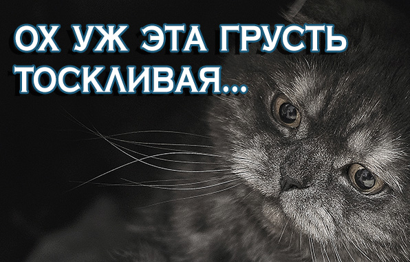 Ох уж эта грусть тоскливая..