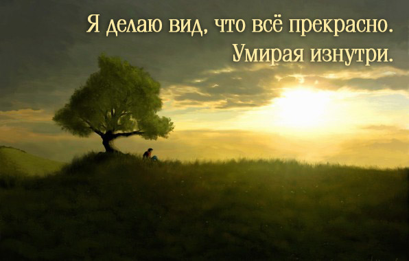 Я делаю вид, что всё прекрасно