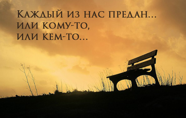 Каждый из нас предан кем-то или