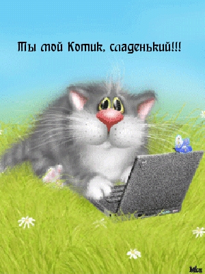 Ты мой Котик, сладенький!