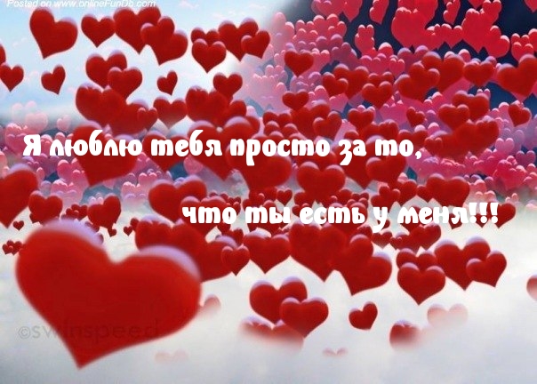 Люблю за то, что ты есть!