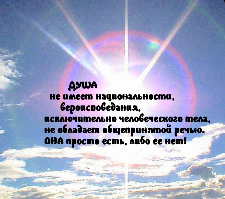 Душа или есть, или нет
