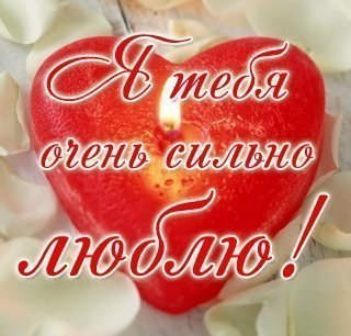 Люблю тебя очень сильно