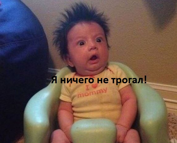 Я ничего не трогал!