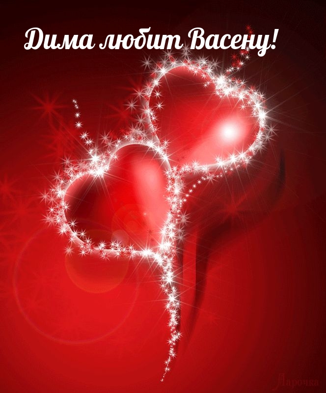 Дима любит Васену!
