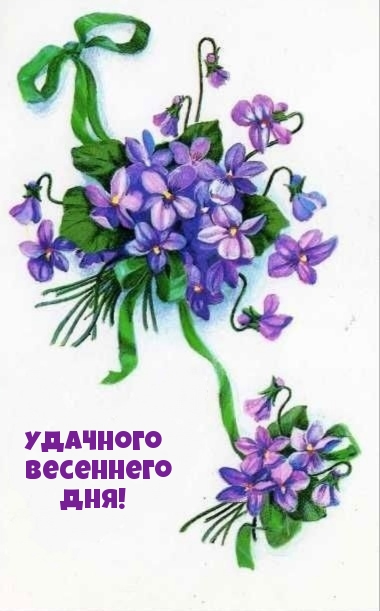 Удачного весеннего дня!