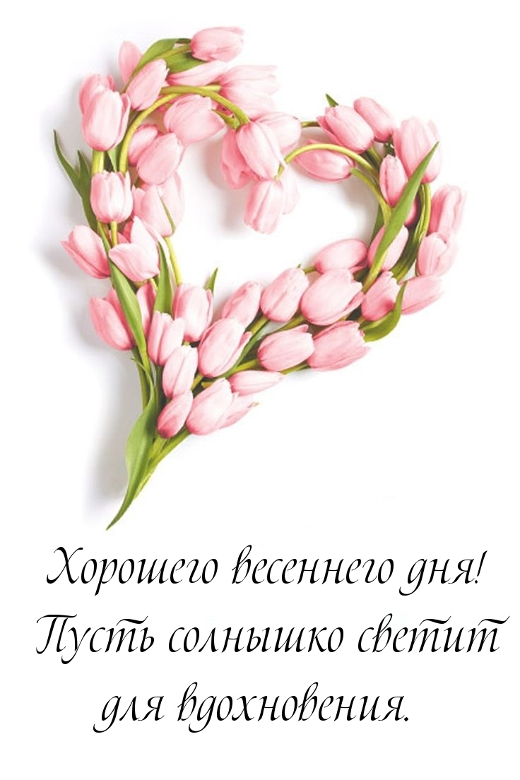 Хорошего весеннего дня! Пусть солнышко светит
