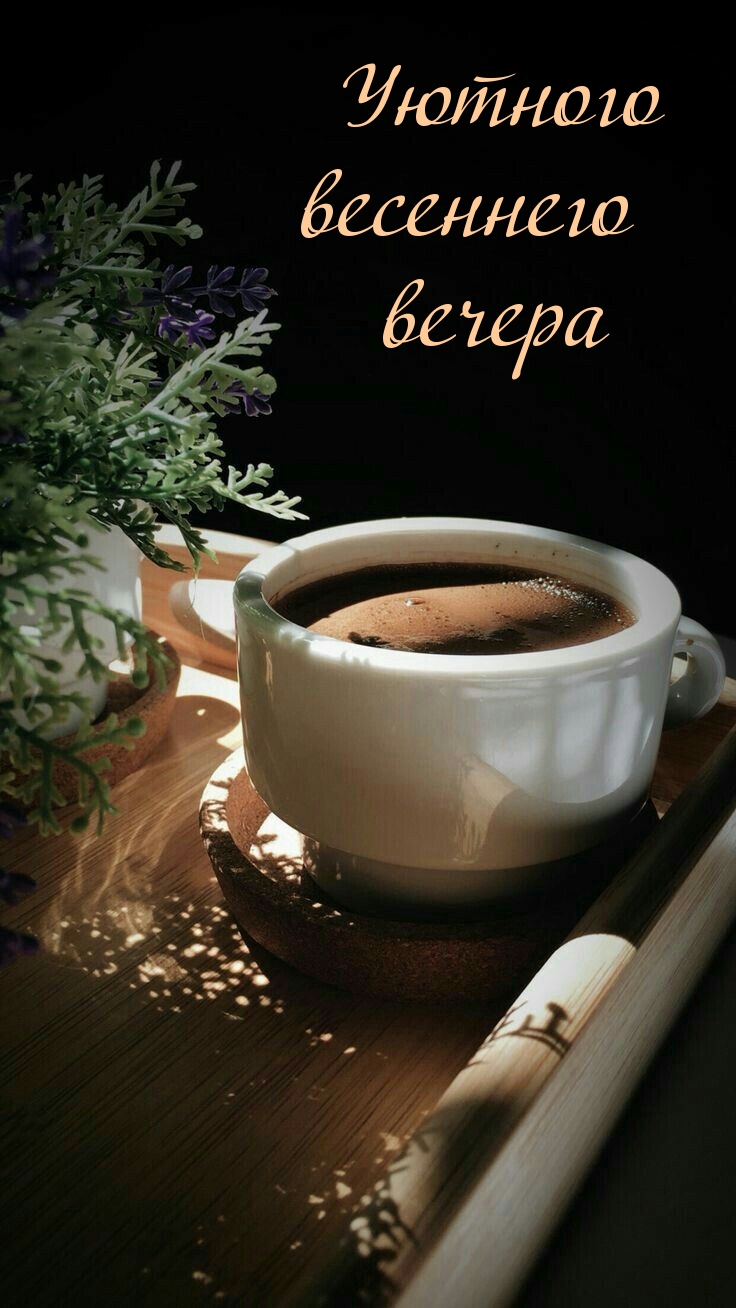 Уютного весеннего вечера