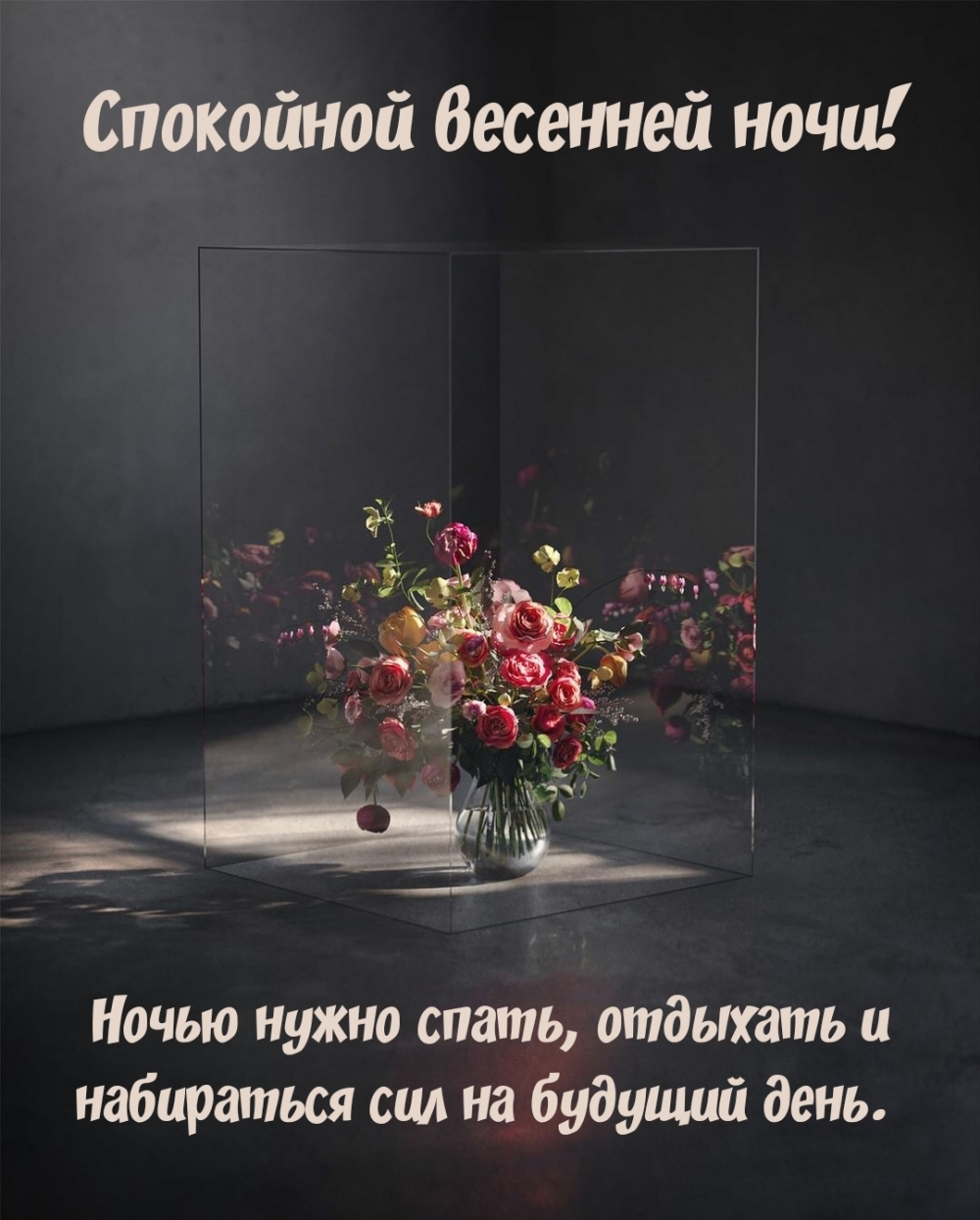 Спокойной весенней ночи!