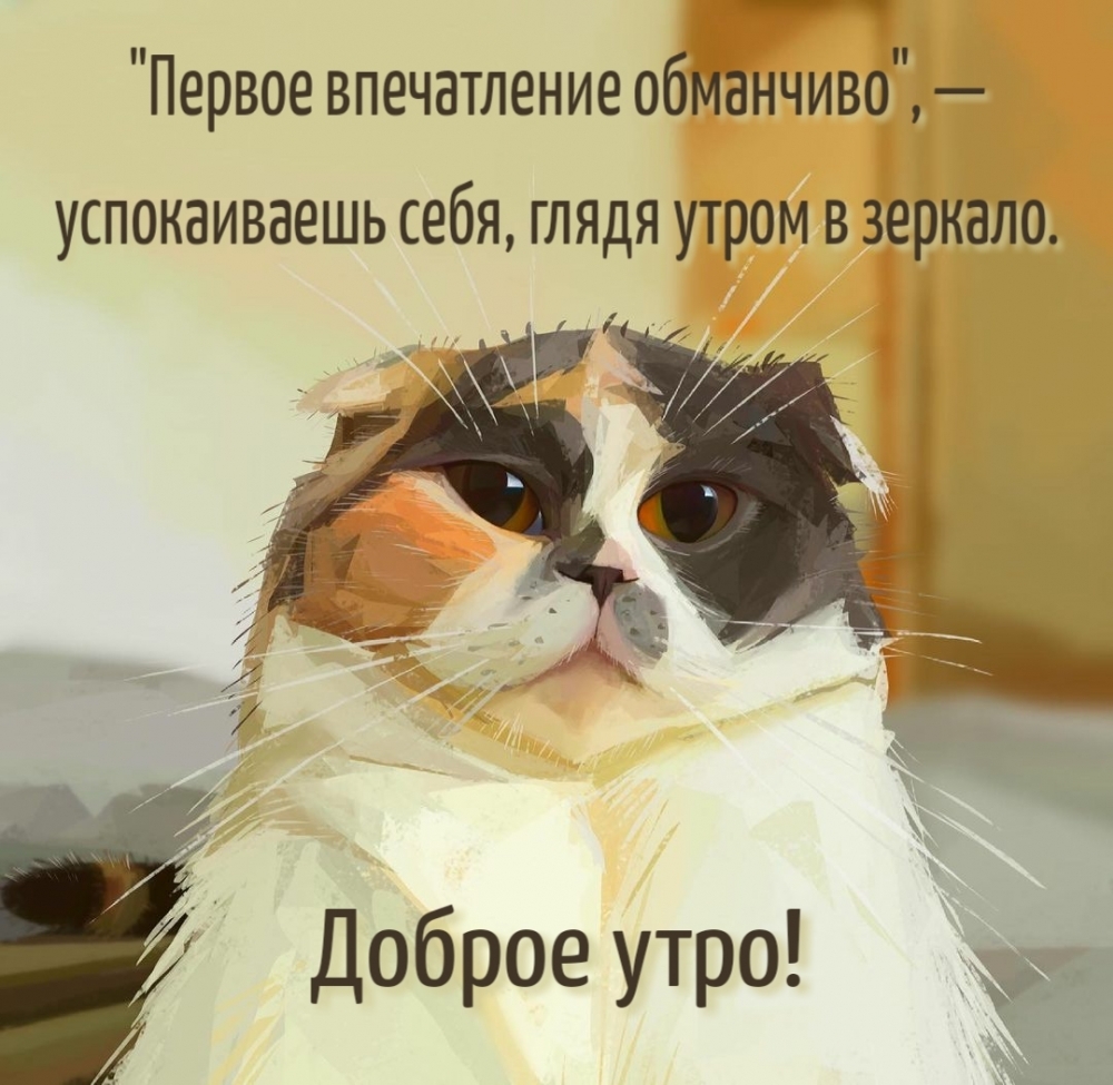 «Первое впечатление обманчиво», — успокаиваешь себя, глядя утром в зеркало.