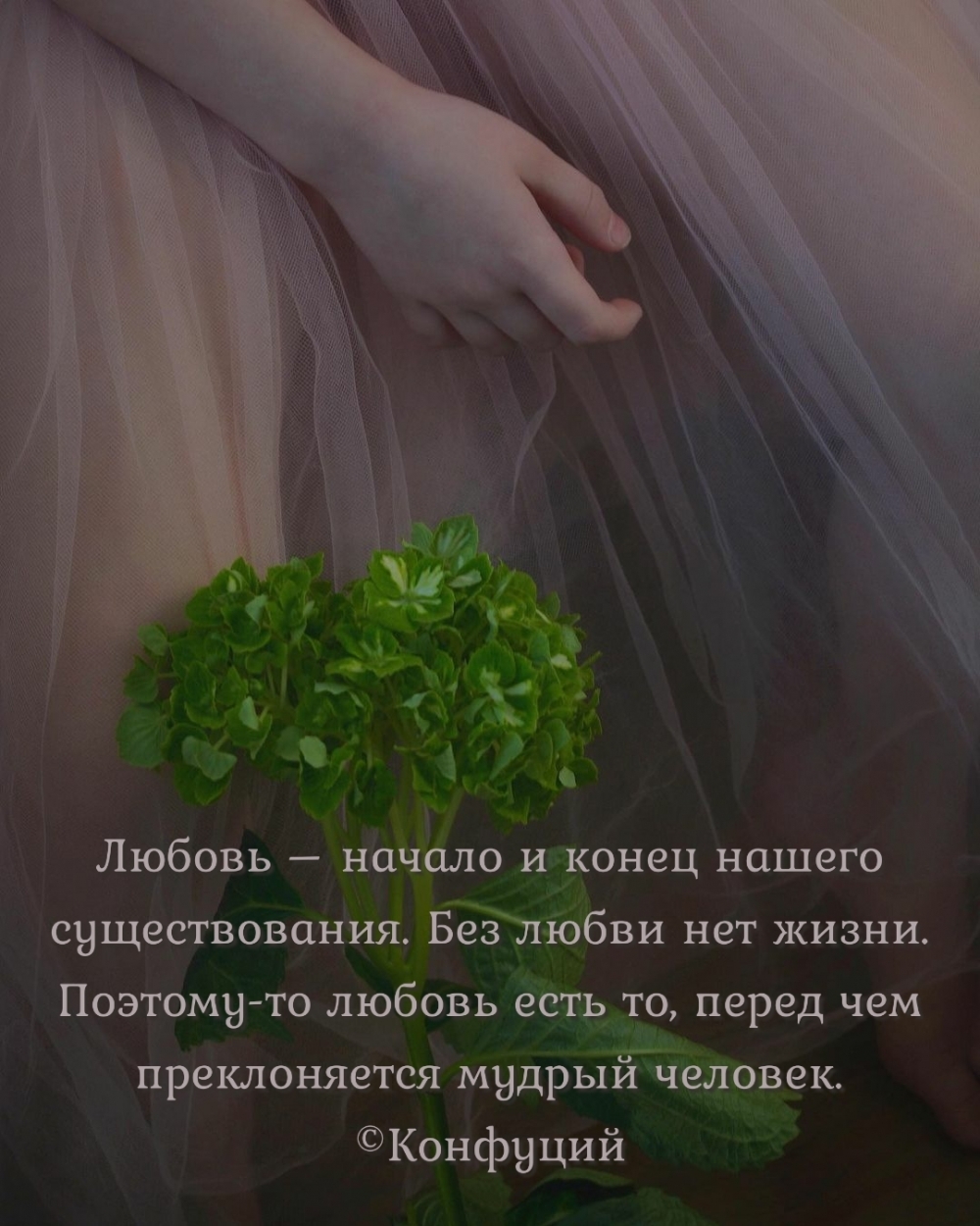 Любовь – начало и конец нашего существования.