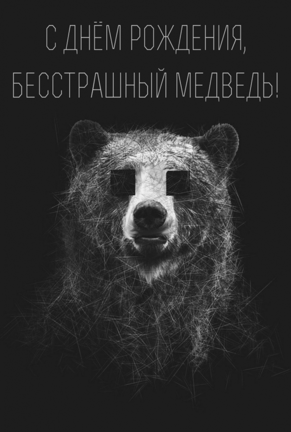 С днём рождения, бесстрашный медведь!
