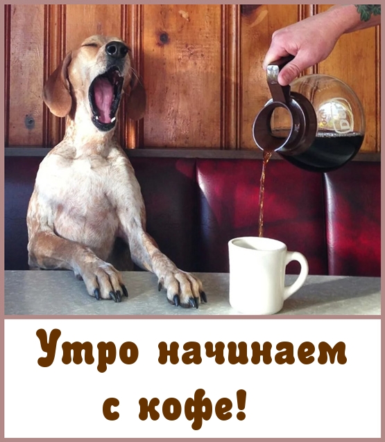 Утро начинаем с кофе!