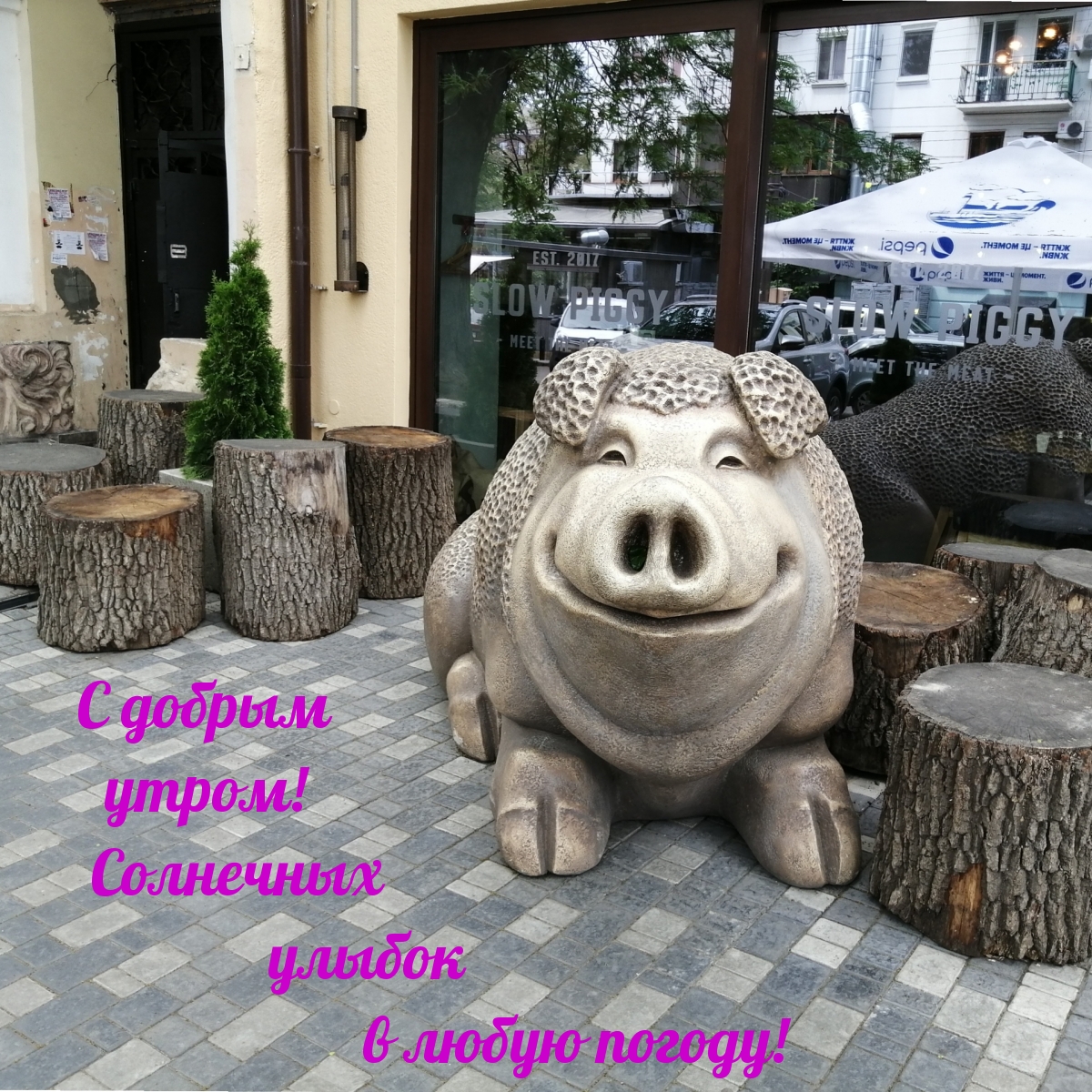 С добрым утром! Солнечных улыбок в любую погоду!