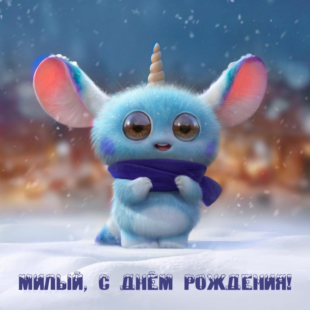 Милый, с днём рождения!