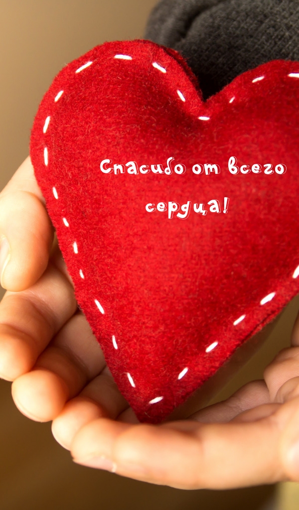 Спасибо от всего сердца!