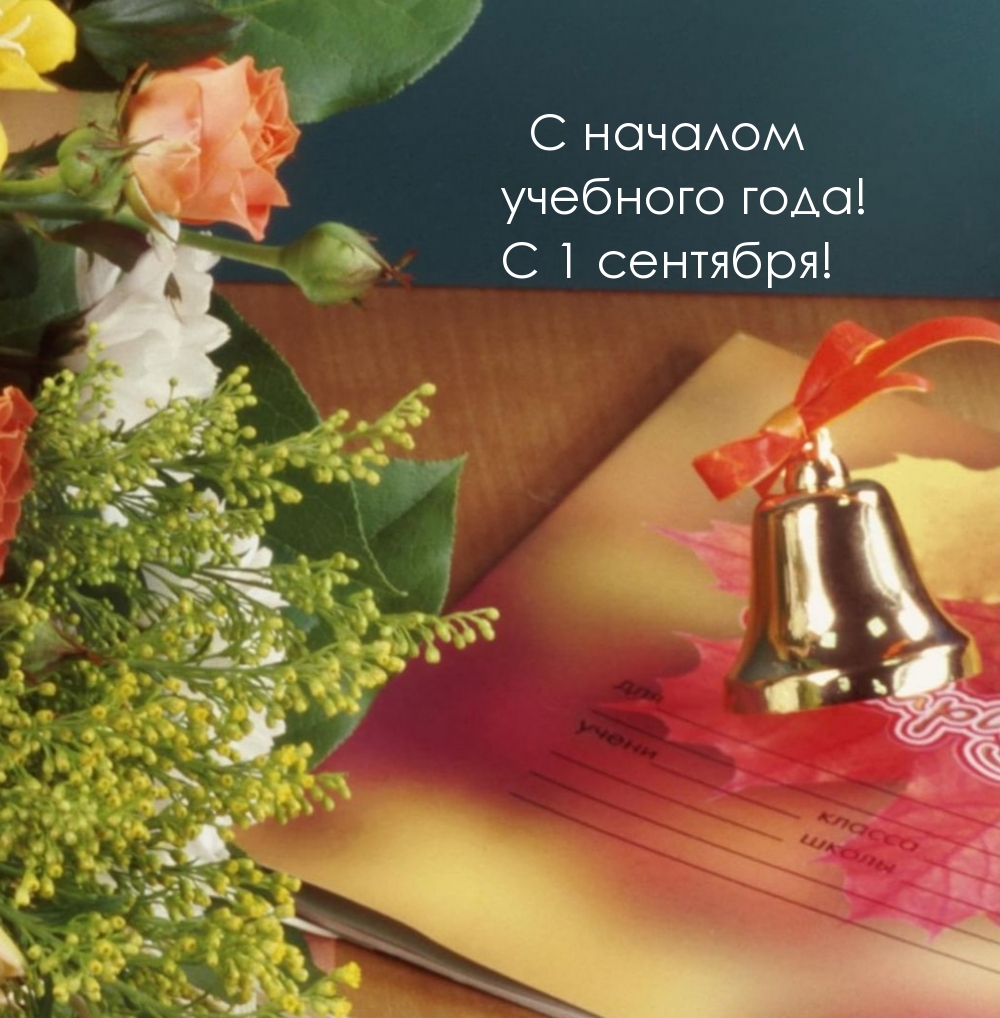 С началом учебного года! С 1 сентября!