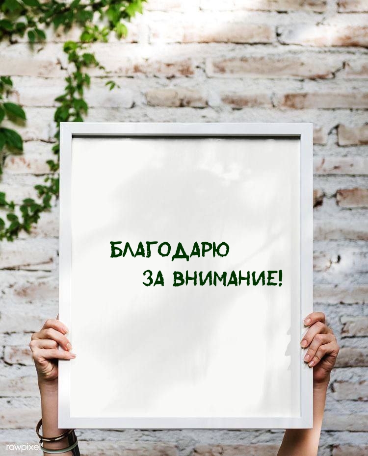 Благодарю за внимание!