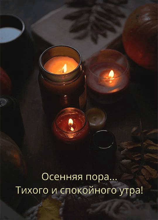 Осенняя пора… Тихого и спокойного утра!