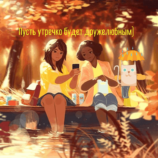 Пусть утречко будет дружелюбным)