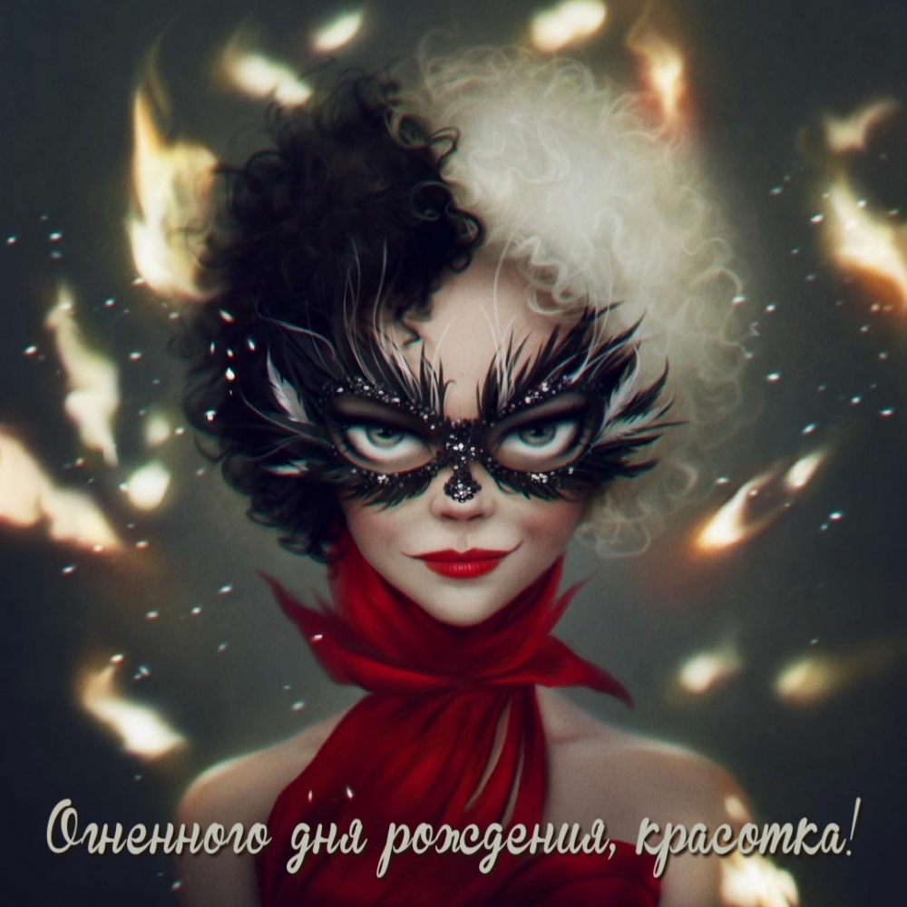 Огненного дня рождения, красотка!