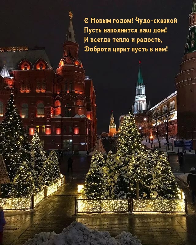 С Новым годом! Чудо-сказкой пусть наполнится ваш дом!