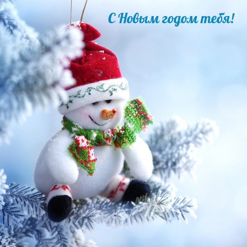 С Новым годом тебя!