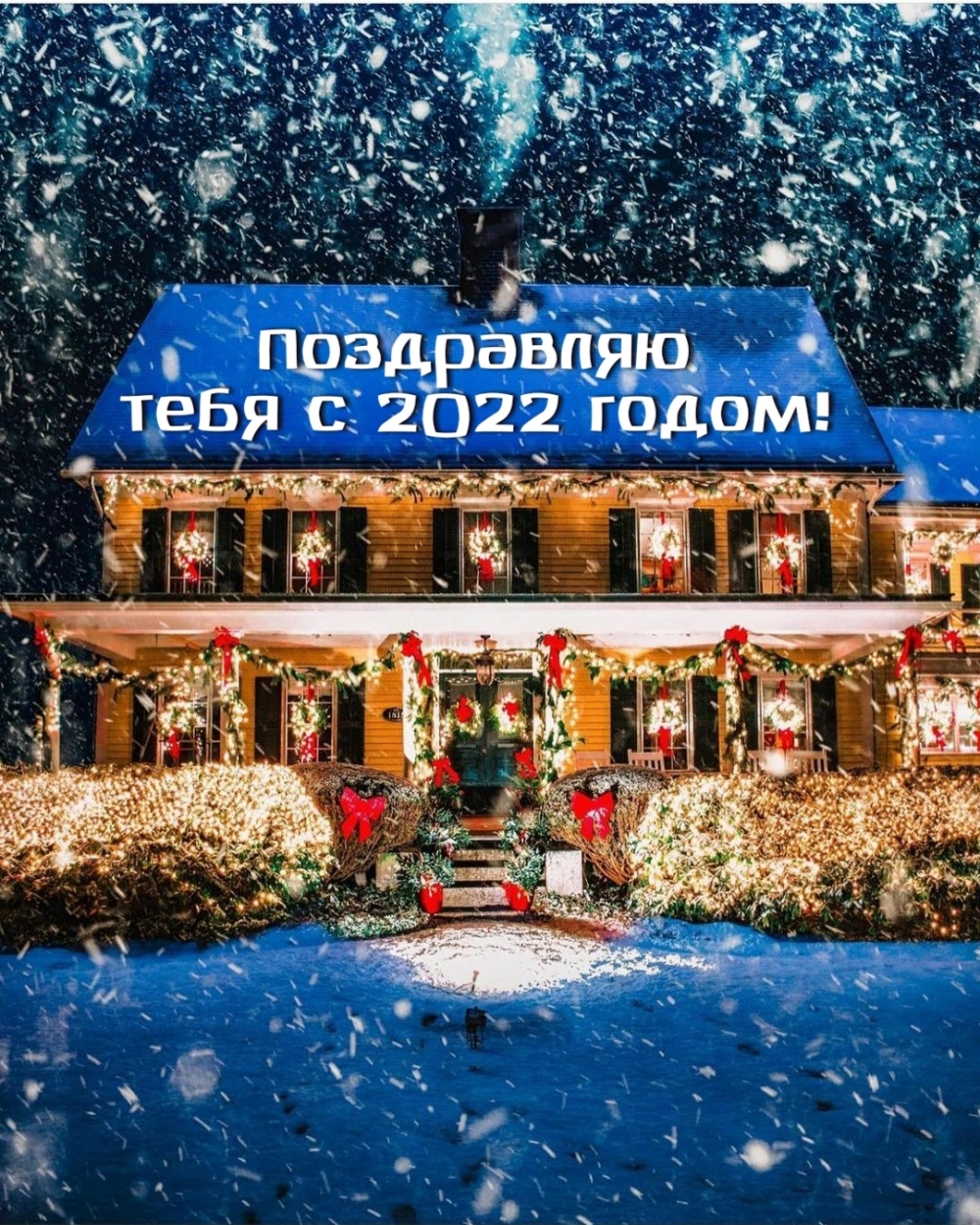 Поздравляю тебя с 2022 годом!