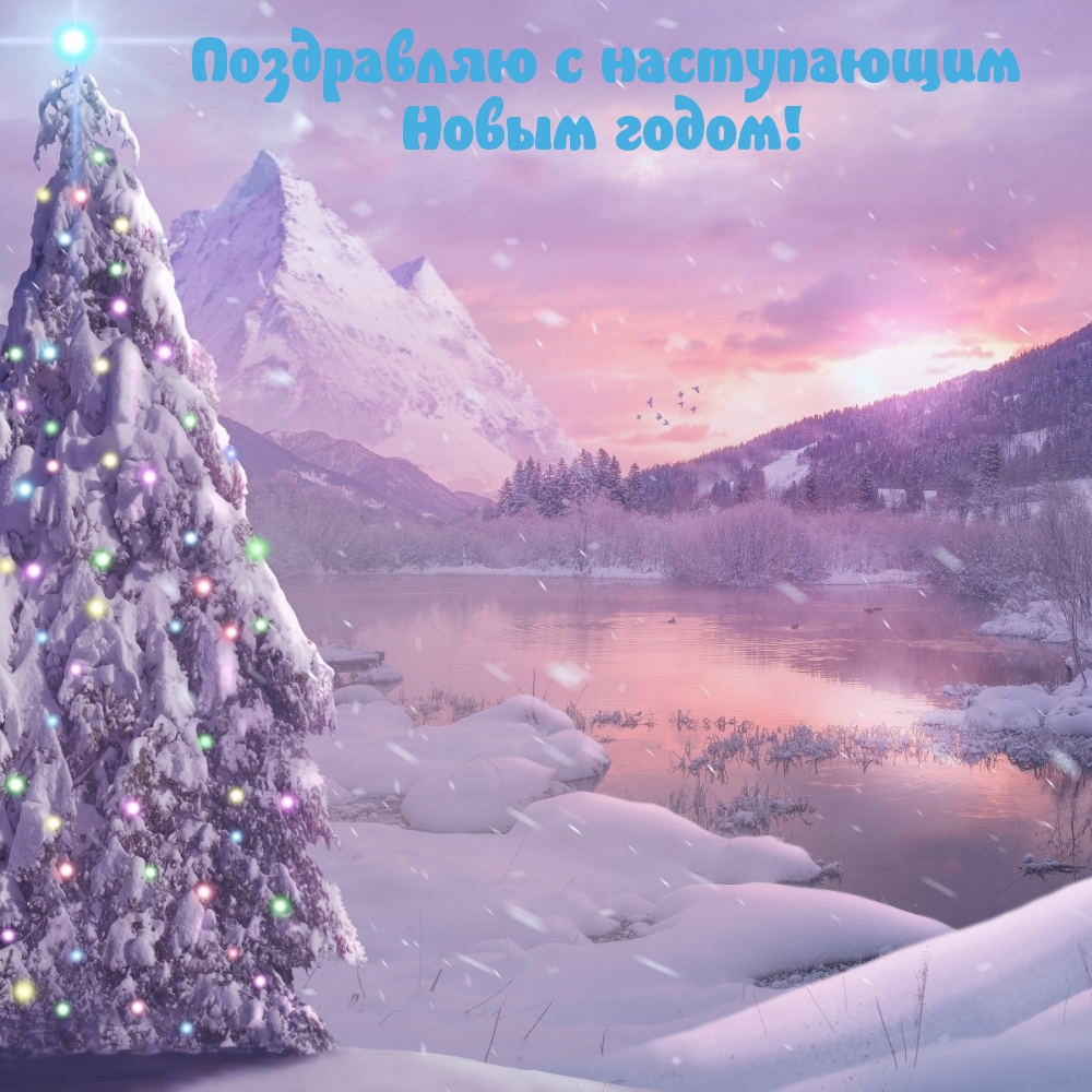 Поздравляю с наступающим Новым годом!