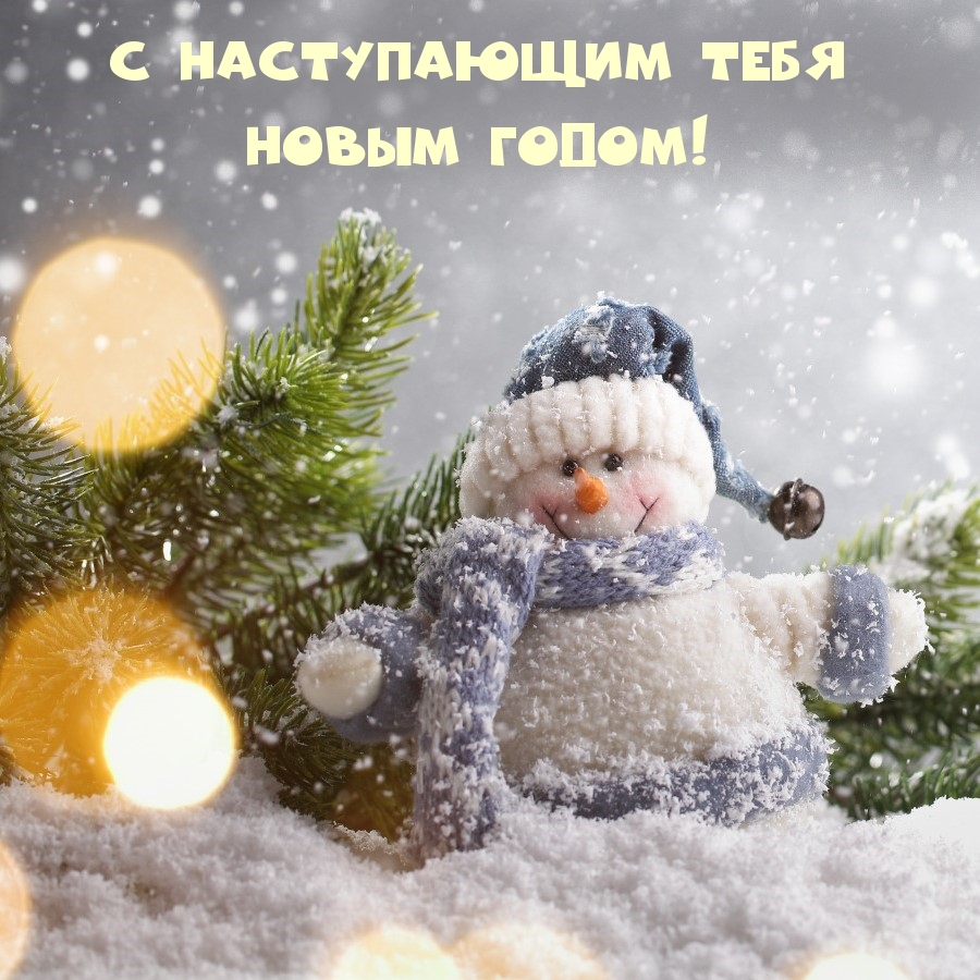 С Наступающим тебя Новым годом!
