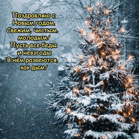 Поздравляю с Новым годом